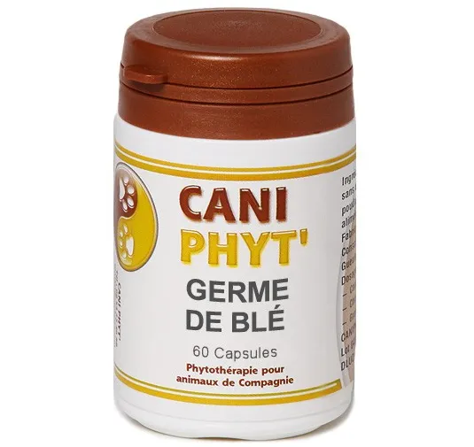 Germe de blé Caniphyt - Chien/Chat - 60 capsules
