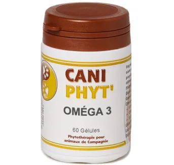 Oméga 3 Caniphyt - Chients/Chats - 60 capsules