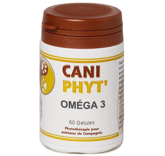 Oméga 3 Caniphyt - Chients/Chats - 60 capsules
