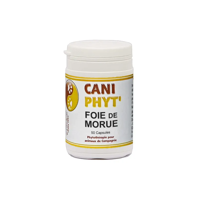 Huile de Foie de Morue Caniphyt - Chiens/Chats Huile de Foie de Morue Caniphyt - Chiens/Chats