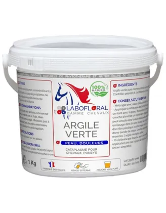 Argile verte Labofloral pour chevaux