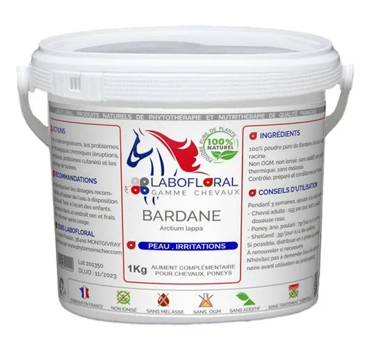 Bardane Labofloral pour chevaux
