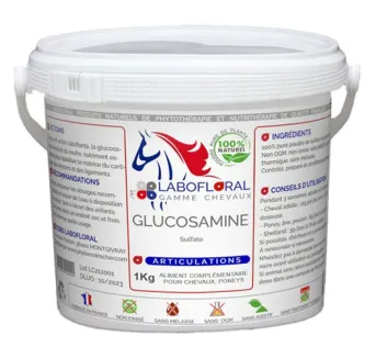 Glucosamine pure Labofloral pour chevaux