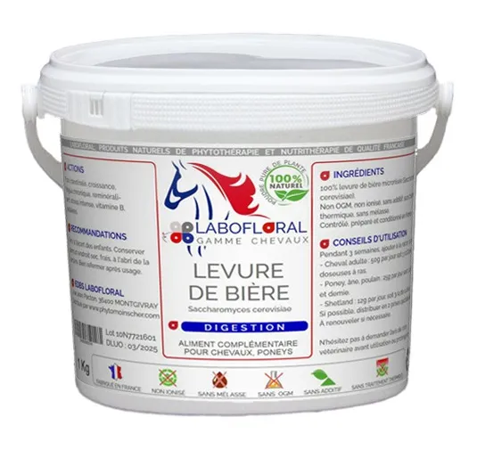 Levure de bière pour chevaux - 500gr