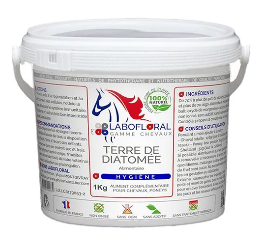 Terre de Diatomée pour chevaux - Labofloral
