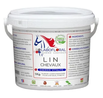 Graines de lin crues chevaux - Labofloral