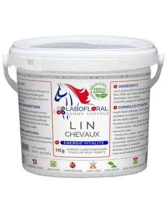 Graines de lin crues chevaux - Labofloral
