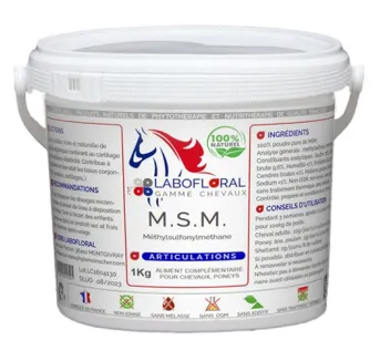 MSM Labofloral pour chevaux