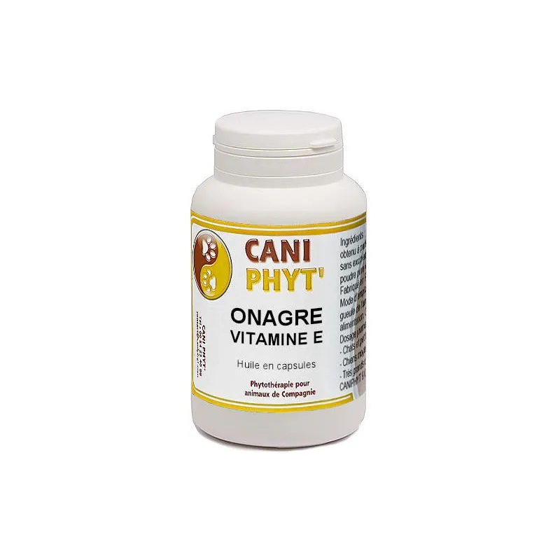 Onagre + Vit E Caniphyt - Chiens/Chats Onagre + Vit E Caniphyt - Chiens/Chats