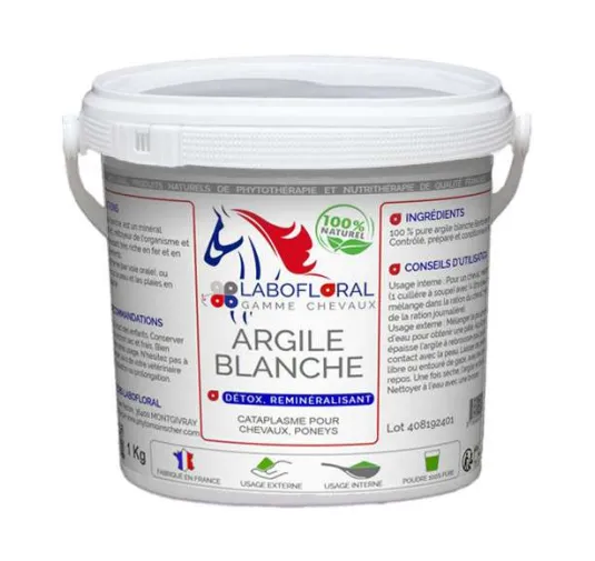 Argile blanche Labofloral chevaux