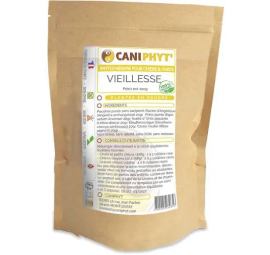 Vieillesse Caniphyt - Chiens/Chats en poudre - 100gr