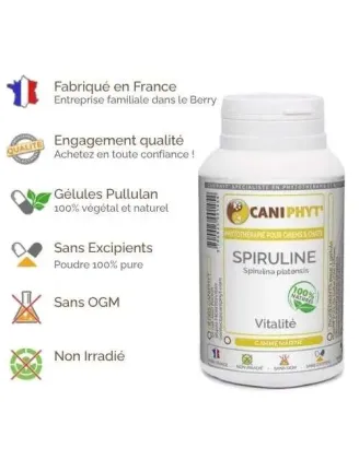 Spiruline Caniphyt - Chiens/Chats avantages