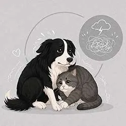 Stress chien et chat solution naturelle